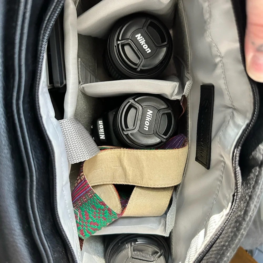 Nikon D5500 with 3 lenses, accessories and bag